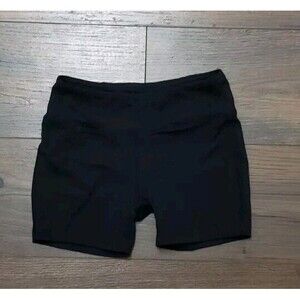 Women M Baleaf Shorts Athletic Work Out Gym Lifting Yoga Bicycle Black